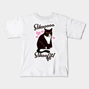 So Soft Cute Cat Cartoon Funny Pet Slogan Kids T-Shirt